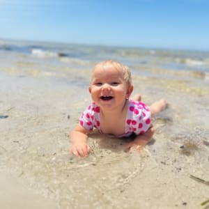 Baby on the beach